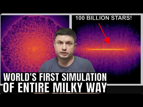 First Ever Milky Way Simulation With 100 Billion Stars