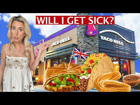 Brit Tries Taco Bell FOR THE FIRST TIME 🇬🇧 Is It That Bad??