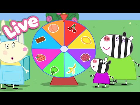 🍎 Peppa Pig Best Bites LIVE! 🐷 Peppa’s Food & Cooking Moments |  Tales Full Episodes 24/7
