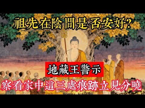 地藏王警示：祖先在陰間是否安好？察看家中這三處痕跡立見分曉！#立地成佛#念佛修行#因果正見#修行障礙化解#生死因果#佛学#佛教