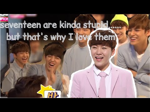 Seventeen are kinda stupid, but that's why I love them (funny moments)