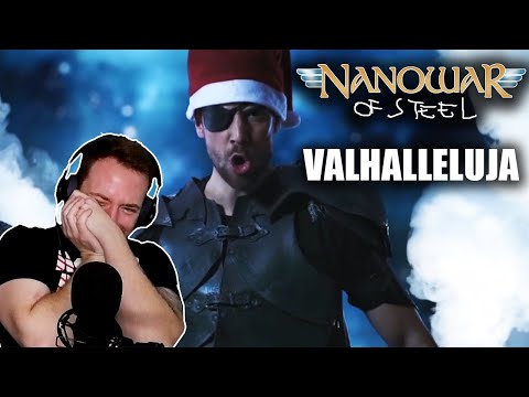 REACTING to NANOWAR OF STEEL (Valhalleluja) 🎅🔨🎄