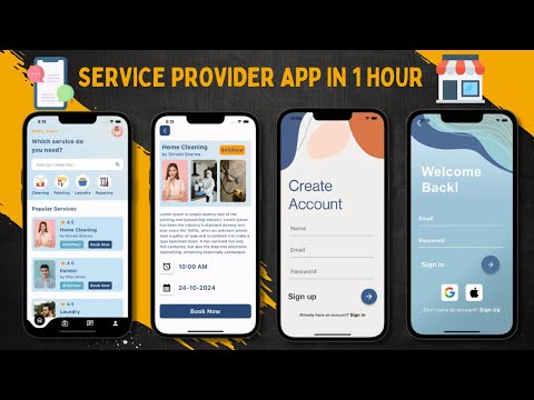 🔥📱 Service Booking App with Flutter | Full Tutorial for Beginners 2025