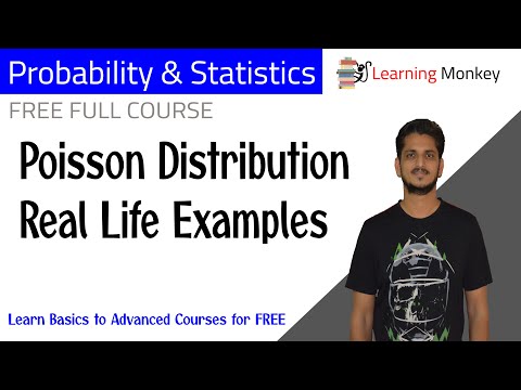 Poisson Distribution Real Life Examples || Lessojn 60 || Probability & Statistics || Learning Monkey