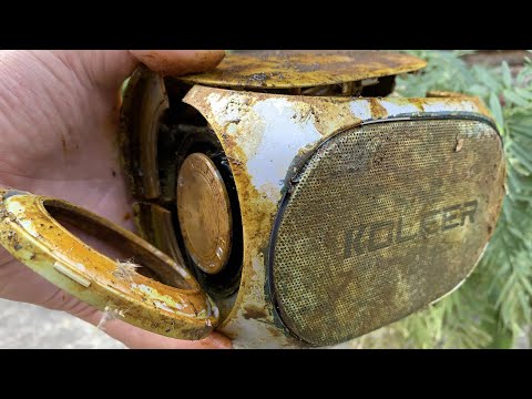 KOLEER bluetooth speaker broken burnt damaged Restoration - Restore electronic broken speaker