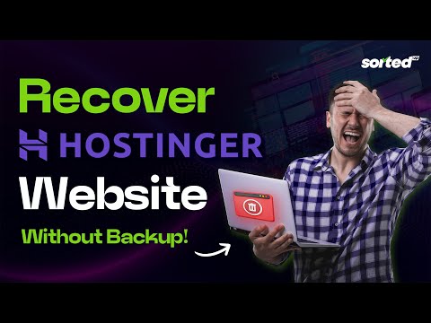 Recover Hostinger Website without Backup - Deleted Website - Account Reset | Hindi Tutorial