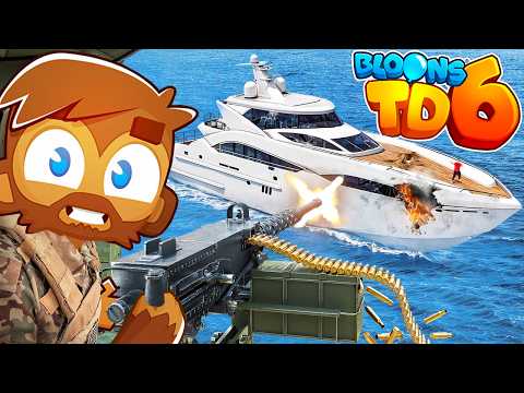 Can I Protect The Yacht?! | MrBeast Challenge!