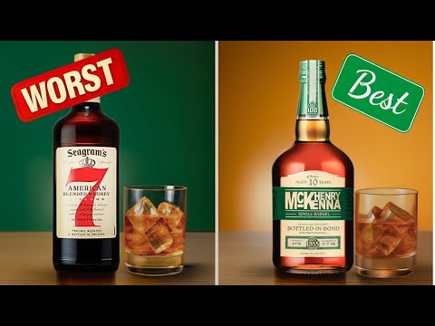 Ranking 15 American Whiskey Brands Worst to Best | What We Found Will Surprise You