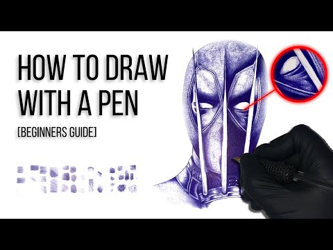 4 Techniques for Ballpoint Pen Drawing | MUST KNOW!