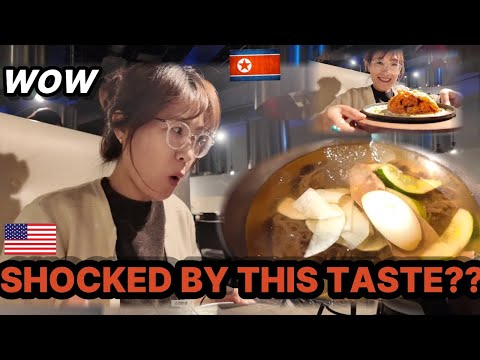 🇰🇵 A North Korean Defector’s Shocked Reaction to Korean Food in Texas! 🇺🇸
