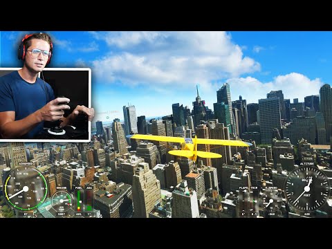 How does the Xbox Series X handle Flight Simulator on Max Settings? (NYC Gameplay)