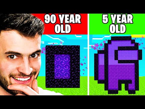 MINECRAFT at DIFFERENT AGES!
