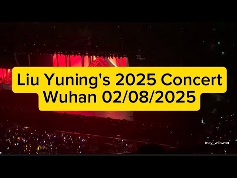 Liu Yuning's 2025 Tour Concert in Wuhan 02/08/2025 #刘宇宁武汉演唱会 #刘宇宁哭了 #刘宇宁的2025巡演 