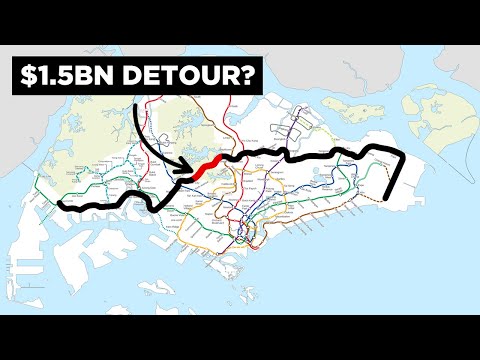 Singapore’s New Metro Line is Construction Hell