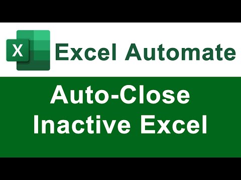 Auto-Close an Inactive Workbook in Excel After So Much Time