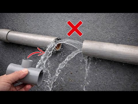 Quick PVC Tee Replacement Near the Wall | No Tile Breaking Required | Easy Plumbing Trick