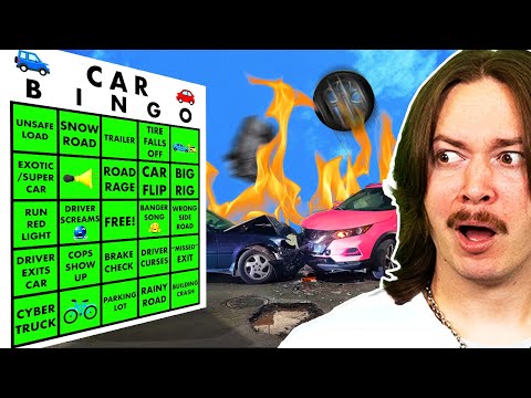 Idiots in Cars Bingo, but it's the ENTIRE Board