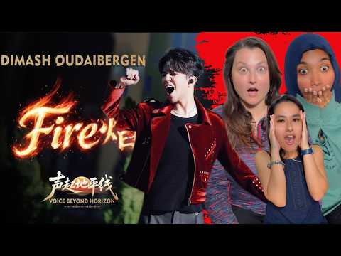Dimash Qudaibergen - FIRE (Live at Voice Beyond Horizon) | REACTION!