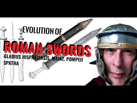 ROMAN SWORD DEVELOPMENT: Gladius Hispaniensis, Mainz, Pompeii, Spatha