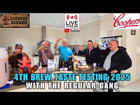 4th Brew Tasting LIVE CHAT: The Brews, The Banter The Bloopers! 2025