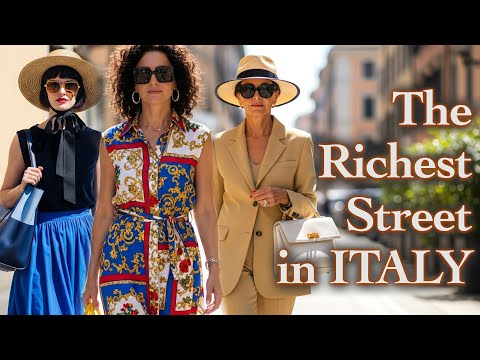 How People Dress on Italy’s Richest Street – Montenapoleone Street Fashion 2025. Luxury fashion VLOG