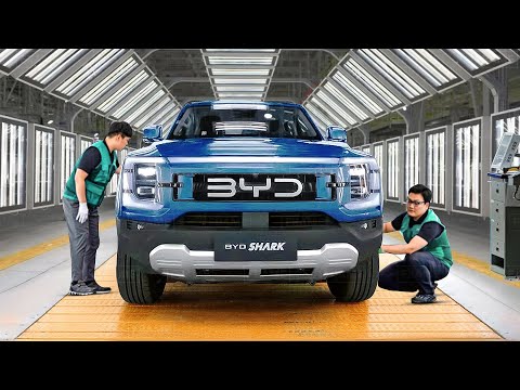 How They Build From Scratch the Ultra Advanced BYD Shark
