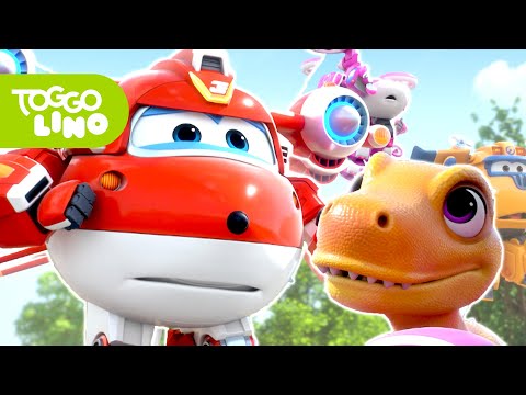 Super Wings | Im Land der Dinosaurier | Ganze Folge | Toggolino Serien