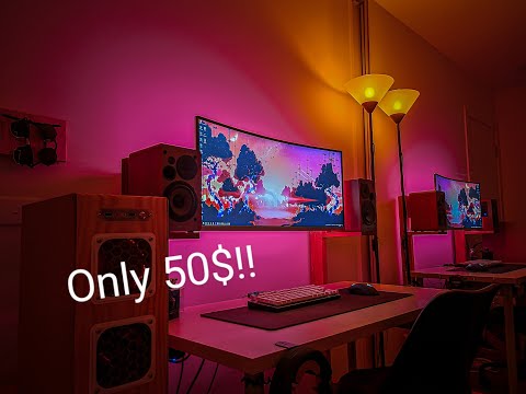 EASY DIY FLOATING Monitor & Speaker Mount