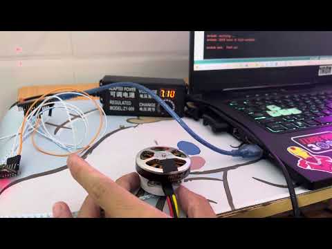 Simple FOC close-loop position test - DRV8313 & AS5600 & Arduino