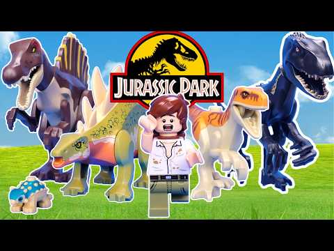 Lego Minifigure VS. Jurassic Island!