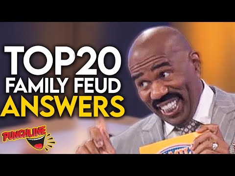 TOP 20 Family Feud Answers! Steve Harvey Funniest Reactions