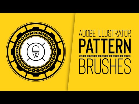 Custom Pattern Brush - Adobe Illustrator Tutorial