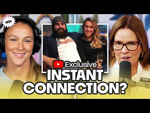 Kylie Kelce and LeeAnn Kreischer talk immediate sparks with husbands Jason & Bert | More Sh*t Monday
