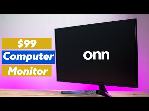 The $99 Monitor That Doesn't Suck - ONN 24" 1080p Monitor Review