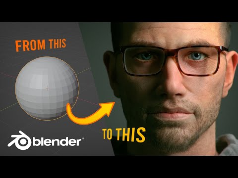 Making a Photorealistic 3d Portrait FROM SCRATCH