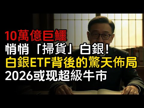 10萬億巨鱷悄悄「掃貨」！白銀ETF背後的驚天佈局，2026超級牛市信號已現？普通人翻身最後窗口？#貴金屬 #白銀 #ETF #投資心法