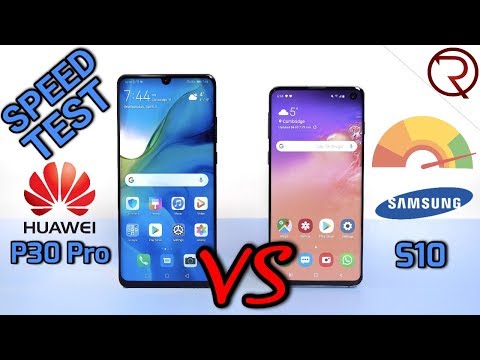 Huawei P30 Pro VS Samsung Galaxy S10 - Speed Test!