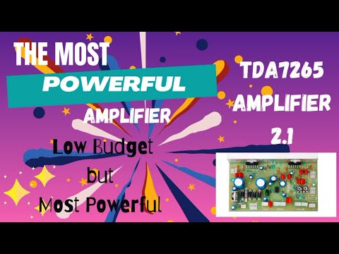 Amplifier Board 2.1 Unboxing tda7265