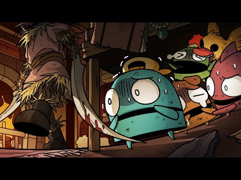 쫄보 꼬맹이 로봇 4인조… 귀신의 집에서 살아남기