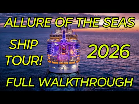 Allure Of The Seas Full Walkthrough Ship Tour!