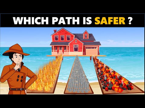 Which path is safe for the detective ? Riddles with Answers | Riddles in English