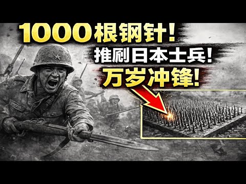 當日本士兵看到1000根鋼針摧毀了他們的萬歲衝鋒，嚇得魂飛魄散，過程驚人...