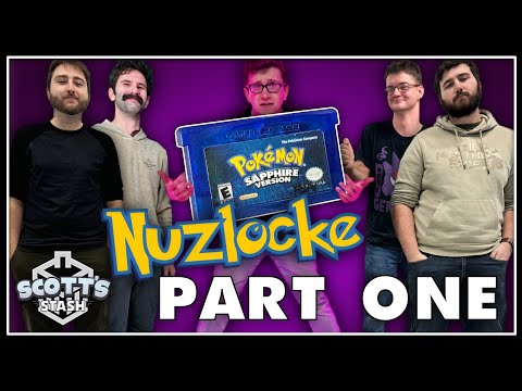 Scott, Sam, Eric, Justin and Jarred Experience a Pokémon Sapphire Nuzlocke - Part 1