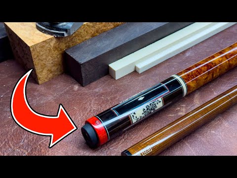 Making an expensive pool cue from scratch