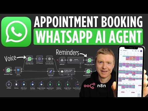 Build a WhatsApp AI Agent Appointment Setter in n8n (Step by Step + No-Code)