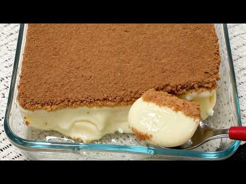 Dieses Dessert wird mir nie langweilig! 5 Minuten und kein Backen nötig!