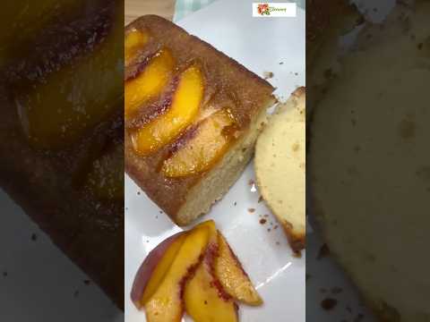 Peach Upside Down Cake Recipe | Deliciously Peach Dessert