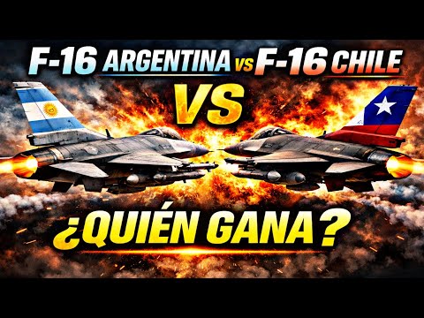 F-16 Argentina vs F-16 Chile: ¿CUÁL ES EL MEJOR F16?