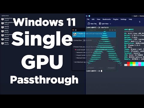 The Ultimate Windows 11 Video Editing + Gaming VM - Run Adobe Creative Cloud on Linux with VFIO