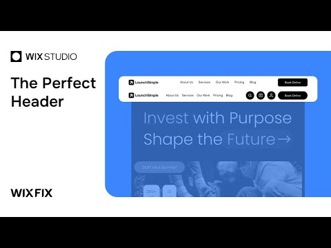 The Perfect Header in Wix Studio | Wix Fix